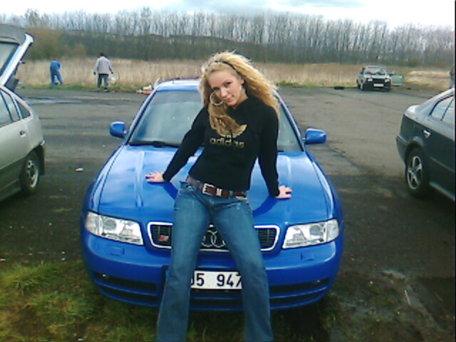 moje laska a audi s4.JPG